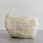 organik form jakar koltuk, desenli modern lounge koltuk, özel üretim tasarım koltuk, sipariş mobilya koltuk, ısmarlama tekstil koltuk