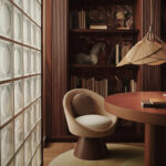 ahşap kaideli modern sandalye, kavisli tasarım sandalye, özel üretim heykelsi sandalye, sipariş mobilya modern sandalye, ısmarlama tasarım sandalye