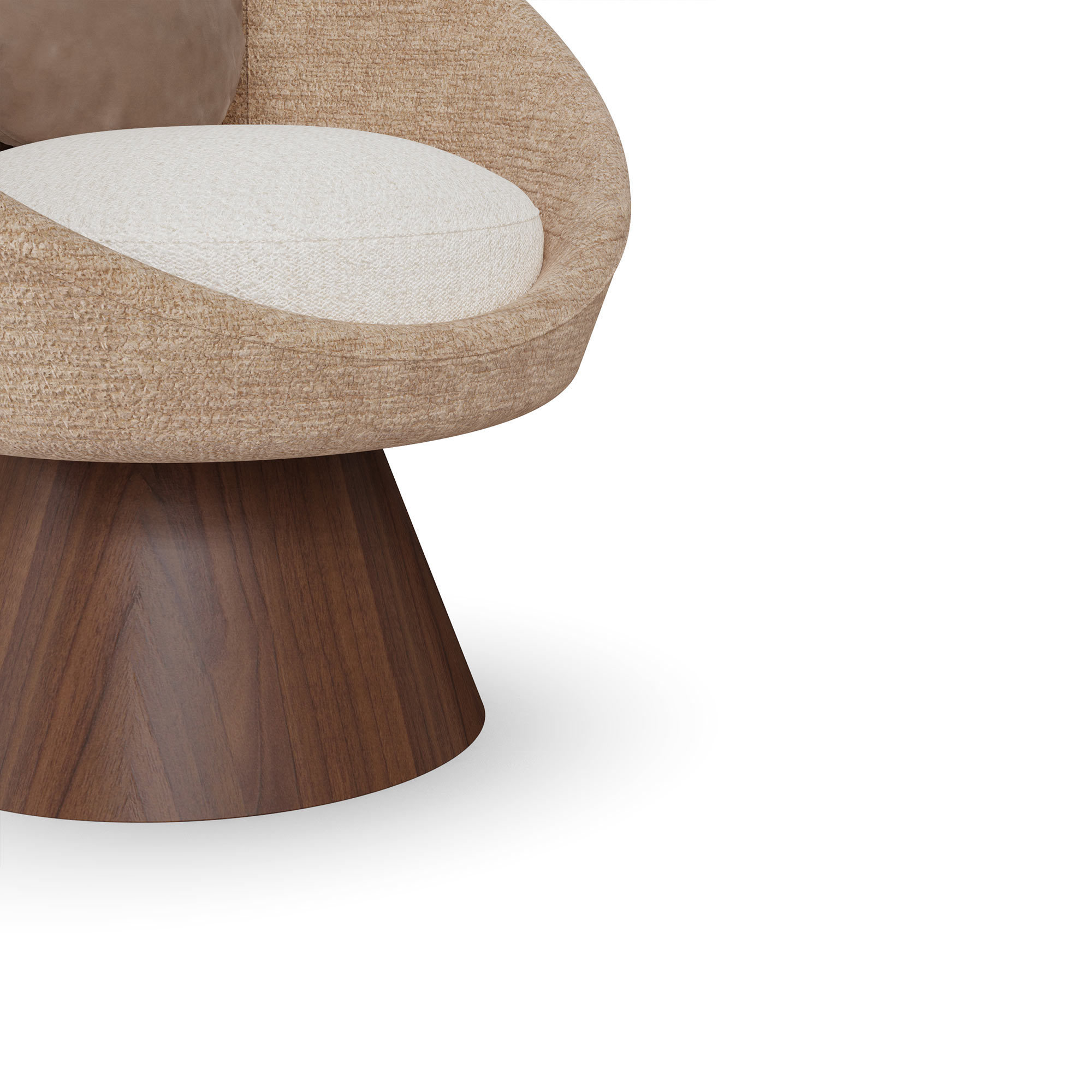 ahşap kaideli modern sandalye, kavisli tasarım sandalye, özel üretim heykelsi sandalye, sipariş mobilya modern sandalye, ısmarlama tasarım sandalye