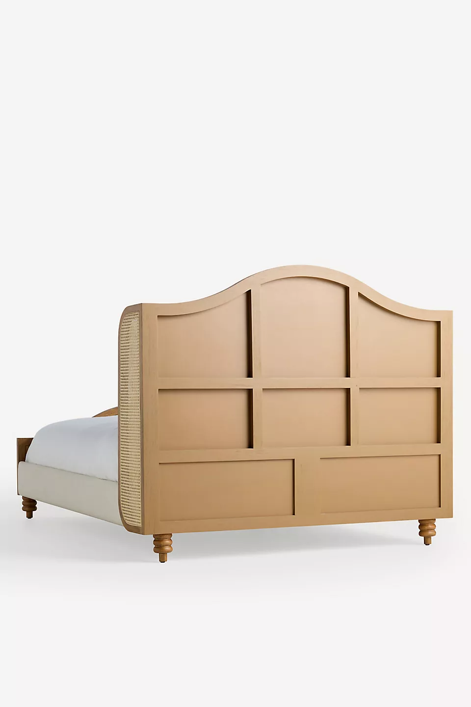 rattan hasır karyola, ahşap başlıklı doğal yatak, özel üretim karyola tasarımı, sipariş mobilya karyola, ısmarlama yatak odası mobilyası