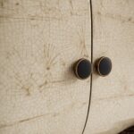 oval form modern büfe, seramik efekt yüzey dolap, özel üretim tasarım büfe, sipariş mobilya dekoratif dolap, ısmarlama modern büfe