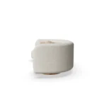 özel üretim kanepe, özel ölçü bouclé kanepe, kavisli modern kanepe, organik form lounge kanepe, ısmarlama tasarım kanepe