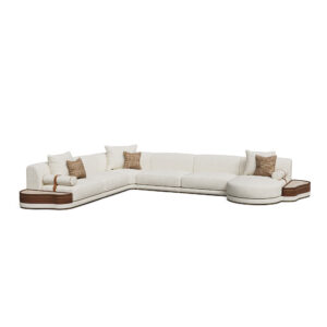 organik köşe kanepe özel üretim, özel ölçü sipariş mobilya ısmarlama mobilya modüler lounge sofa, ahşap detaylı köşe koltuk tasarım, modern lüks oturma grubu, geniş form kanepe