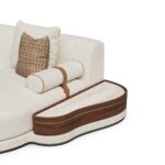 organik köşe kanepe özel üretim, özel ölçü sipariş mobilya ısmarlama mobilya modüler lounge sofa, ahşap detaylı köşe koltuk tasarım, modern lüks oturma grubu, geniş form kanepe