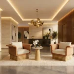 deri kaplama modern koltuk, özel üretim ahşap bazalı koltuk, özel ölçü bukle oturum koltuk, ısmarlama modern lounge koltuk, katmanlı baza detaylı koltuk