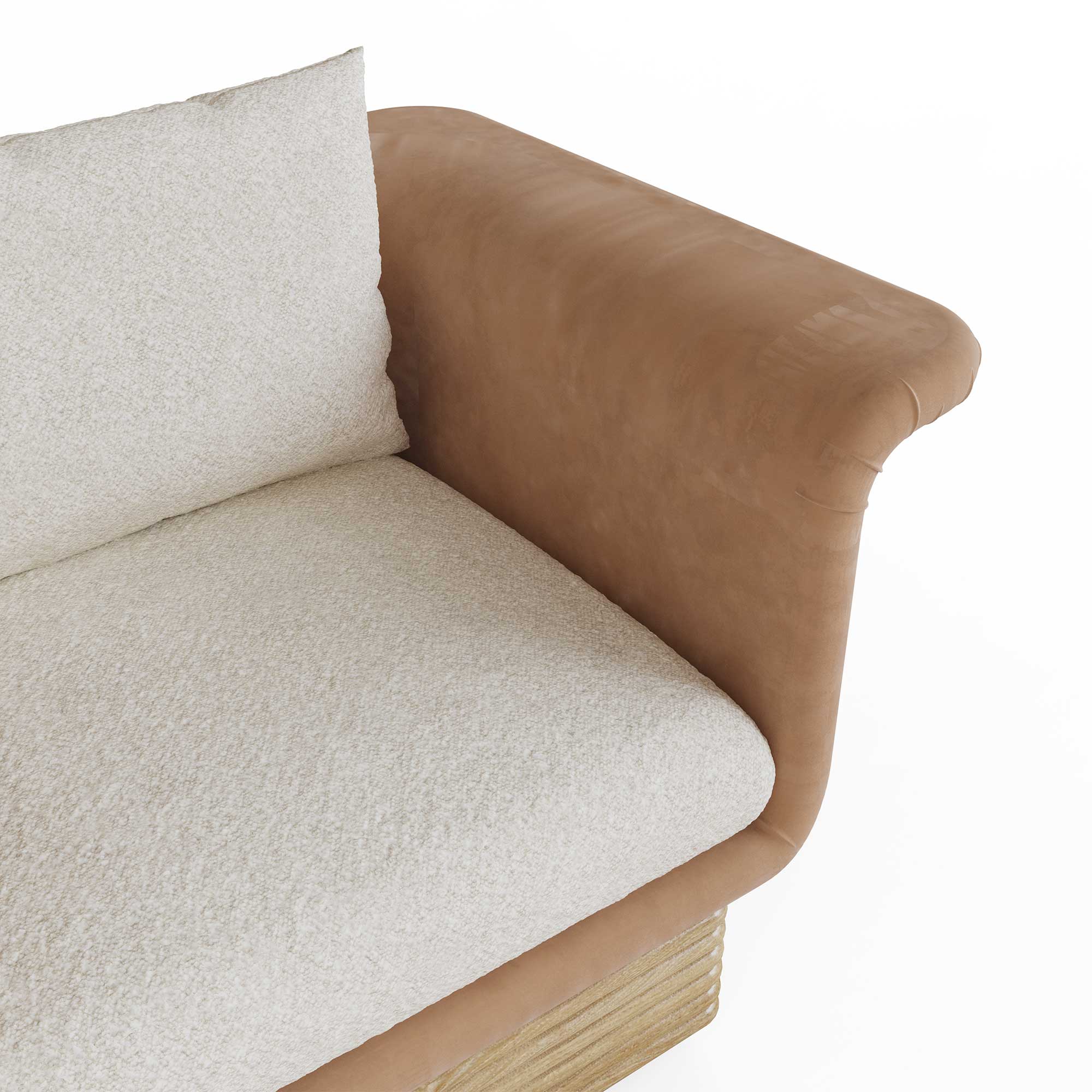 deri kaplama modern koltuk, özel üretim ahşap bazalı koltuk, özel ölçü bukle oturum koltuk, ısmarlama modern lounge koltuk, katmanlı baza detaylı koltuk