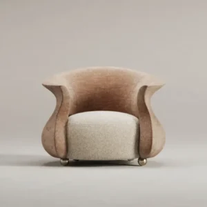 kavisli modern koltuk, çift dokulu tasarım koltuk, özel üretim lounge koltuk, sipariş mobilya koltuk, ısmarlama konfor koltuk