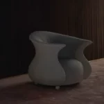 kavisli modern koltuk, çift dokulu tasarım koltuk, özel üretim lounge koltuk, sipariş mobilya koltuk, ısmarlama konfor koltuk