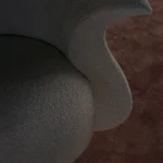 kavisli modern koltuk, çift dokulu tasarım koltuk, özel üretim lounge koltuk, sipariş mobilya koltuk, ısmarlama konfor koltuk