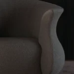 kavisli modern koltuk, çift dokulu tasarım koltuk, özel üretim lounge koltuk, sipariş mobilya koltuk, ısmarlama konfor koltuk