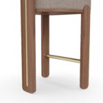 özel üretim bar sandalyesi, özel ölçü bar taburesi, pirinç detaylı bar sandalyesi, masif ahşap modern bar stool, ısmarlama tasarım bar koltuğu
