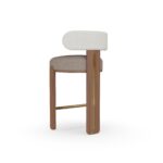 özel üretim bar sandalyesi, özel ölçü bar taburesi, pirinç detaylı bar sandalyesi, masif ahşap modern bar stool, ısmarlama tasarım bar koltuğu