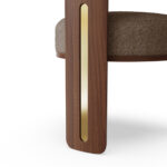 özel üretim sandalye, özel ölçü yemek sandalyesi, pirinç detaylı sandalye, masif ahşap modern sandalye, ısmarlama tasarım sandalye