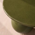 küre ayaklı modern sehpa, lake yüzey yuvarlak orta sehpa, özel üretim tasarım sehpa, sipariş mobilya orta sehpa, ısmarlama modern sehpa