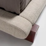 düşük platform karyola özel üretim, özel ölçü sipariş mobilya ısmarlama mobilya silindirik başlıklı yatak, minimal lüks karyola tasarım, döşemeli modern yatak modeli, japandi stil karyola