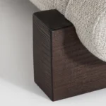 düşük platform karyola özel üretim, özel ölçü sipariş mobilya ısmarlama mobilya silindirik başlıklı yatak, minimal lüks karyola tasarım, döşemeli modern yatak modeli, japandi stil karyola