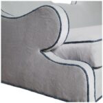 turuncu kadife luxury kanepe, contemporary classic sofa, ozel uretim designer kanepe, biye detayli modern koltuk, sculptural luxury furniture