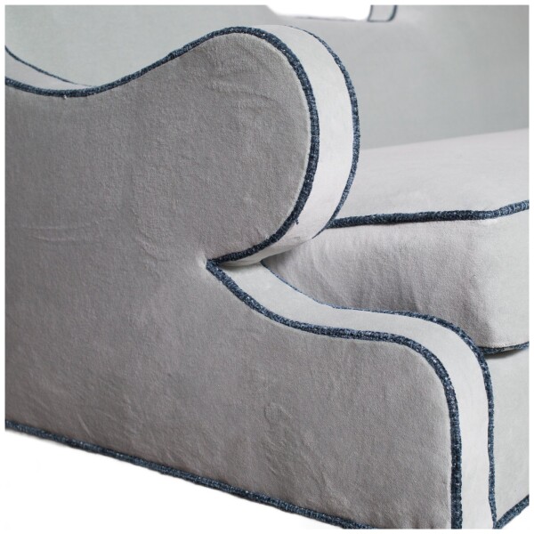 turuncu kadife luxury kanepe, contemporary classic sofa, ozel uretim designer kanepe, biye detayli modern koltuk, sculptural luxury furniture