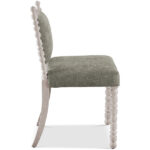 torna detayli luxury sandalye, contemporary classic dining chair, pudra kadife designer sandalye, ozel uretim ahsap sandalye, feminine luxury yemek odasi sandalyesi