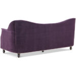 mor kadife luxury kanepe, curved contemporary sofa, ozel uretim designer koltuk, sculptural modern kanepe, collectible luxury furniture