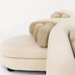 organik formlu modüler kanepe, boucle collectible design sofa, özel üretim luxury modüler koltuk, heykelsi contemporary oturma grubu, modern gallery style kanepe