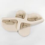 organik formlu modüler kanepe, boucle collectible design sofa, özel üretim luxury modüler koltuk, heykelsi contemporary oturma grubu, modern gallery style kanepe