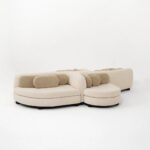 organik formlu modüler kanepe, boucle collectible design sofa, özel üretim luxury modüler koltuk, heykelsi contemporary oturma grubu, modern gallery style kanepe