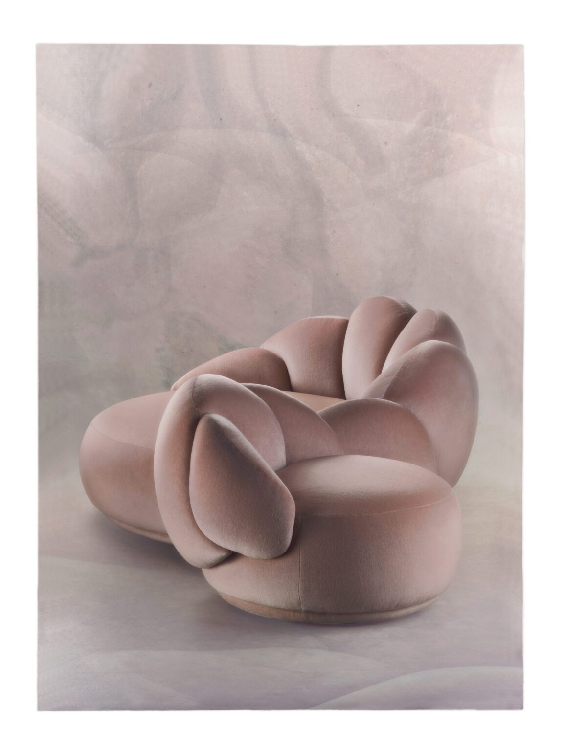 petal formlu luxury love seat, collectible design lounge sofa, organik contemporary loveseat, ozel uretim velvet love seat, heykelsi modern lounge sofa