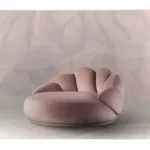 petal formlu luxury love seat, collectible design lounge sofa, organik contemporary loveseat, ozel uretim velvet love seat, heykelsi modern lounge sofa
