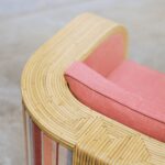 rattan luxury koltuk, bambu contemporary lounge chair, özel üretim tropical modern koltuk, coastal luxury bambu berjer, retro resort stil lounge chair