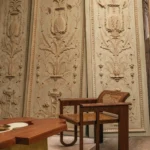 hasır koltuk, ceviz lounge chair, özel üretim japandi koltuk, modern rattan koltuk, collectible design ahşap koltuk