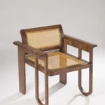 hasır koltuk, ceviz lounge chair, özel üretim japandi koltuk, modern rattan koltuk, collectible design ahşap koltuk
