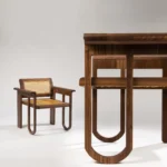 hasır koltuk, ceviz lounge chair, özel üretim japandi koltuk, modern rattan koltuk, collectible design ahşap koltuk