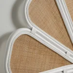 rattan duvar panosu, hasır dekoratif wall panel, organik formlu duvar dekoru, özel üretim doğal hasır pano, mediterranean stil dekoratif aksesuar