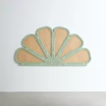 rattan duvar panosu, hasır dekoratif wall panel, organik formlu duvar dekoru, özel üretim doğal hasır pano, mediterranean stil dekoratif aksesuar
