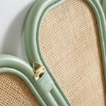 rattan duvar panosu, hasır dekoratif wall panel, organik formlu duvar dekoru, özel üretim doğal hasır pano, mediterranean stil dekoratif aksesuar
