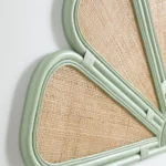 rattan duvar panosu, hasır dekoratif wall panel, organik formlu duvar dekoru, özel üretim doğal hasır pano, mediterranean stil dekoratif aksesuar