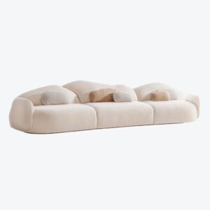 organik moduler kanepe, collectible boucle sofa design, ozel uretim contemporary kanepe, sculptural modern lounge sofa, oversized minimal kanepe