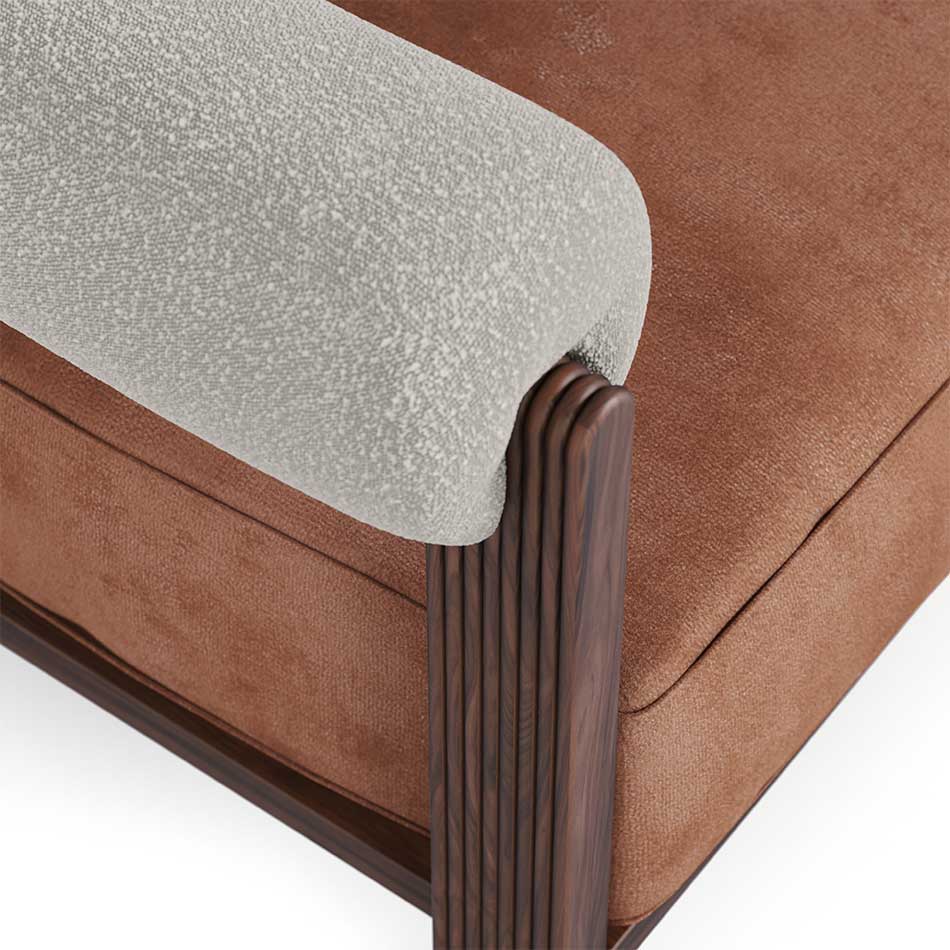 masif ahşap modern koltuk, hasır detaylı tasarım koltuk, doğal malzemeli lounge chair, özel üretim koltuk tasarımı, ısmarlama ahşap oturma mobilyası
