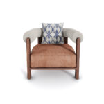 masif ahşap modern koltuk, hasır detaylı tasarım koltuk, doğal malzemeli lounge chair, özel üretim koltuk tasarımı, ısmarlama ahşap oturma mobilyası