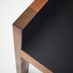 modern bar sandalyesi, masif ahşap bar chair, özel üretim ceviz bar sandalyesi, minimalist tasarım bar taburesi, collectible design bar stool