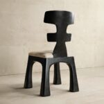 monoblok modern sandalye tasarımı, lake gövdeli yemek sandalyesi, ergonomik sırt detaylı sandalye, özel üretim tasarım sandalye, ısmarlama modern dining chair