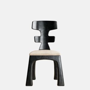 monoblok modern sandalye tasarımı, lake gövdeli yemek sandalyesi, ergonomik sırt detaylı sandalye, özel üretim tasarım sandalye, ısmarlama modern dining chair