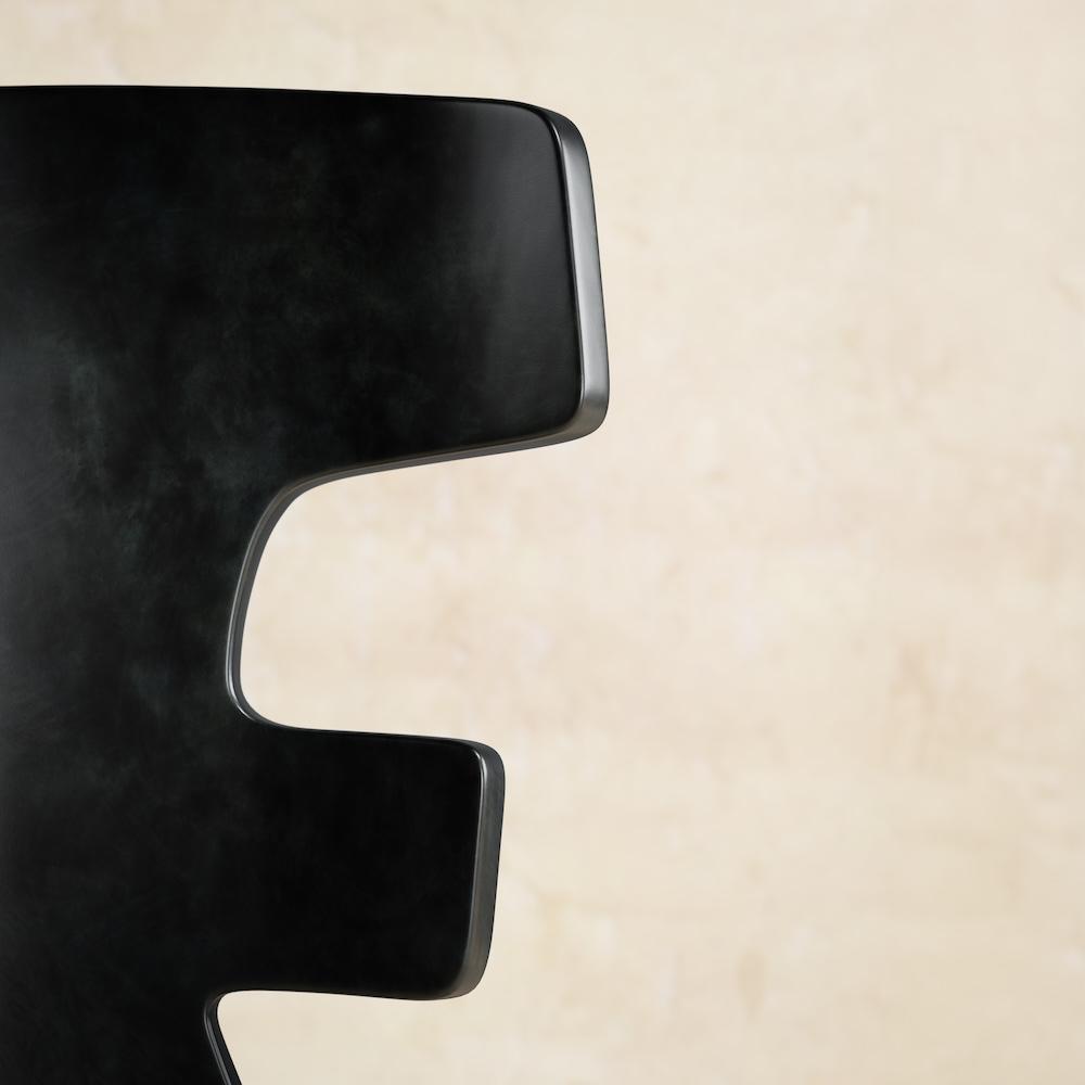 monoblok modern sandalye tasarımı, lake gövdeli yemek sandalyesi, ergonomik sırt detaylı sandalye, özel üretim tasarım sandalye, ısmarlama modern dining chair