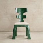 monoblok modern sandalye tasarımı, lake gövdeli yemek sandalyesi, ergonomik sırt detaylı sandalye, özel üretim tasarım sandalye, ısmarlama modern dining chair