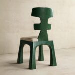 monoblok modern sandalye tasarımı, lake gövdeli yemek sandalyesi, ergonomik sırt detaylı sandalye, özel üretim tasarım sandalye, ısmarlama modern dining chair