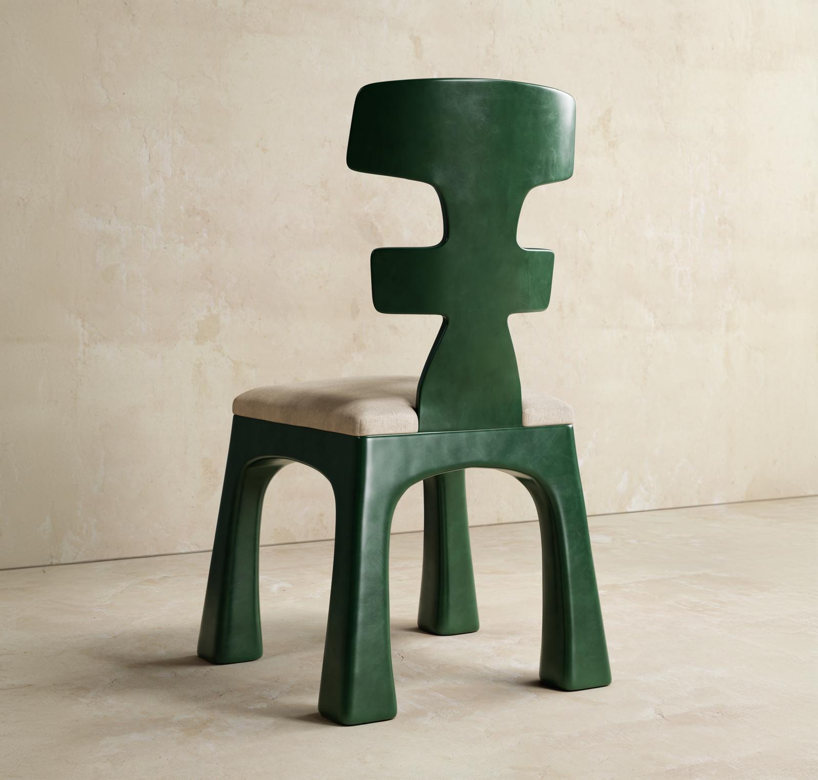 monoblok modern sandalye tasarımı, lake gövdeli yemek sandalyesi, ergonomik sırt detaylı sandalye, özel üretim tasarım sandalye, ısmarlama modern dining chair