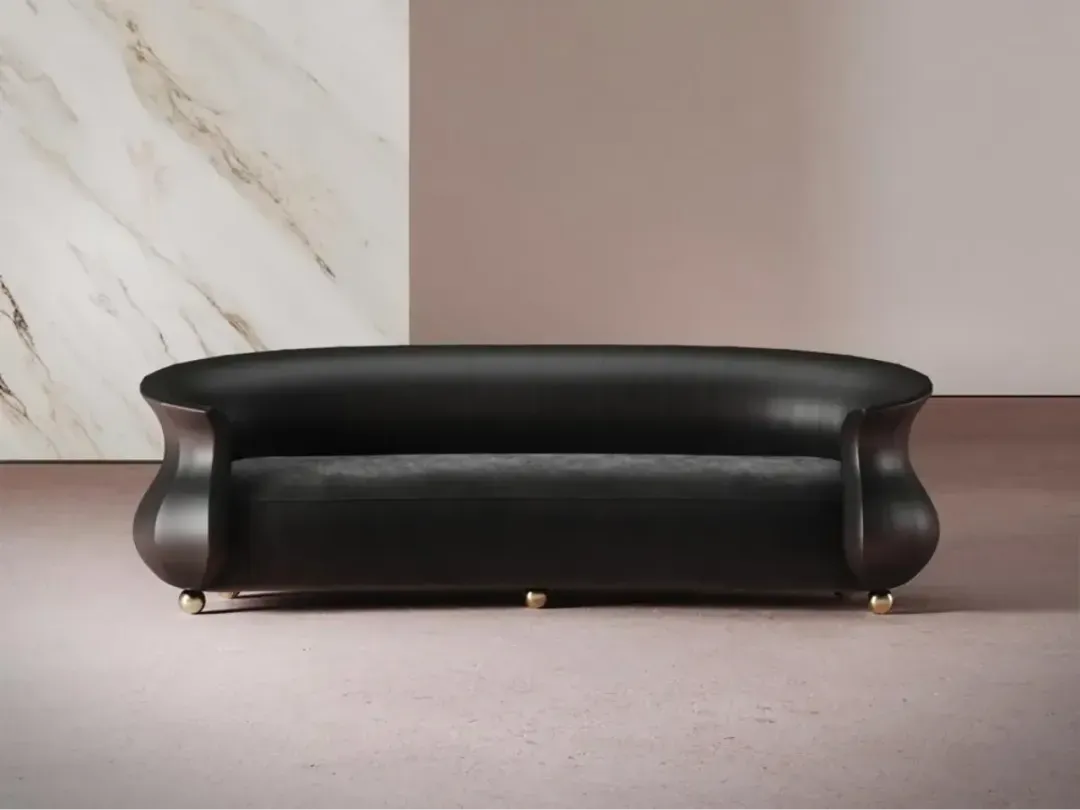 organik formlu özel üretim kanepe, krem dokulu özel ölçü lounge kanepe, kavisli sırtlı sipariş mobilya kanepe, heykelsi gövdeli ısmarlama mobilya koltuk, soft luxury modern salon kanepesi