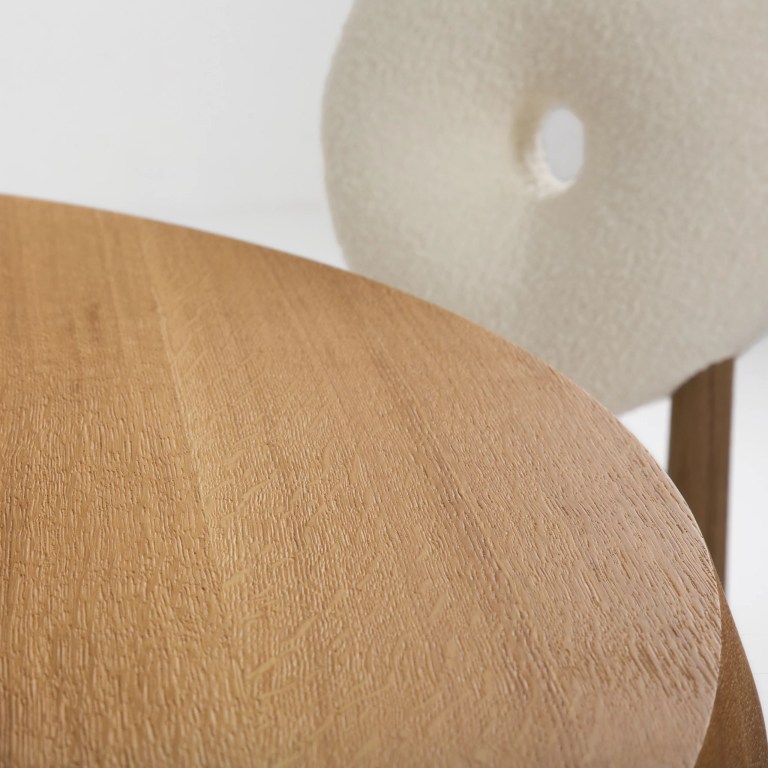 alcopon yemek masası, oval meşe masa, traverten ayaklı yemek masası, özel üretim contemporary dining table, sculptural modern masa