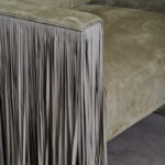 bold koltuk, fringe detaylı lounge chair, sculptural modern koltuk, özel üretim contemporary furniture, collectible design seating